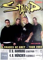 STAIND - 2003 - Live In Concert - 14 Shades of Grey Tour - Poster