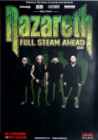 NAZARETH - 2024 - Live In Concert - Full Steam Ahead Tour - Poster