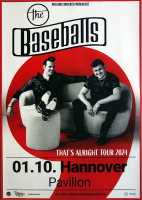 BASEBALLS - 2024 - Live In Concert - That's Alright Tour - Poster - Hannover