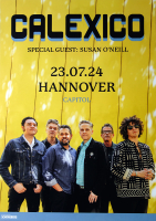CALEXICO - 2024 - Susan O'Neil - Live In Concert Tour - Poster - Hannover