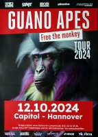 GUANO APES - 2024 - Live In Concert - Free The Monkey Tour - Poster - Hannover