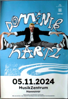HARTZ, DOMINIK - 2024 - Live In Concert Tour - Poster - Hannover