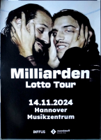 MILLIARDEN - 2024 - Live In Concert - Lotto Tour - Poster - Hannover