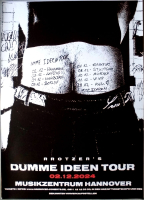 RROTZER - 2024 - Live In Concert - Dumme Ideen Tour - Poster - Hannover