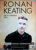 KEATING, RONAN - 2024 - Live In Concert - In Germany Tour - Poster - Hamburg