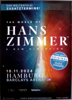 ZIMMER, HANS - 2024 - Live In Concert - The world Of... Tour - Poster - Hamburg