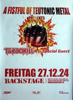 TURBOKILL - 2024 - Live In Concert - Poster- Mnchen