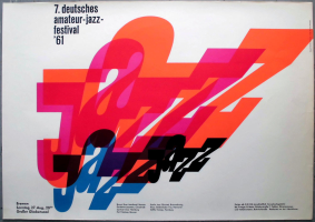 AMATEUR JAZZ FESTIVAL - 1961 - Live In Concert - Poster - Bremen