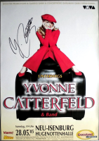 CATTERFELD, YVONNE - 2005 - Live in Concert - Unterwegs Tour - Poster - *signiert