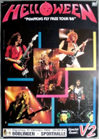 HELLOWEEN - 1988 - Live in Concert - Pumpkins Fly Free - Poster - Bblingen