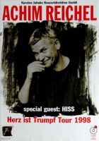 REICHEL, ACHIM - RATTLES - 1998 - Tourplakat - Herz ist Trumpf - Tourposter