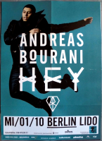 BOURANI, ANDREAS - 2014 - Live In Concert - Hey Tour - Poster - Berlin