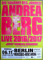 BERG, ANDREA - 2016 - Live In Concert Tour - Poster - Berlin