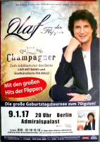OLAF - DIE FLIPPERS - 2017 - Live In Concert - Du bist wie... Tour - Poster - Berlin