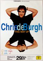 DE BURGH, CHRIS - 1994 - In Concert - This Way Up Tour - Poster - Kln