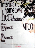 MICO - 2025 - Live in Concert - Internet Hometown Hero Tour - Poster