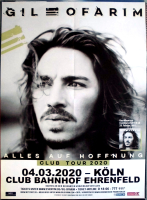 OFARIM, GIL - 2020 - Live In Concert - Alles auf Hoffnung Tour - Poster - K�ln