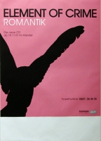 ELEMENT OF CRIME - 2001 - Live In Concert - Romantik Tour - Poster