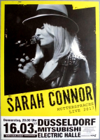 CONNOR, SARAH - 2017 - Live In Concert - Mittersprache Tour - Poster - D�sseldorf