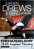 DREWS, J�RGEN - 2018 - Live In Concert - auf Tour - Poster - D�sseldorf