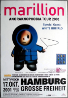 MARILLION - 2001 - Live in Concert - Anoraknophobia Tour - Poster - Hamburg