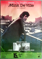 MINK DE VILLE - 1978 - Live in Concert - Return To Magenta Tour - Poster - Hamburg