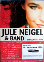 NEIGEL, JULE - 2004 - Live In Concert - Unplugged Tour - Poster