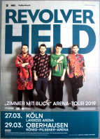 REVOLVERHELD - 2010 - Live In Concert - Zimer mit Blick Tour - Poster - K�ln