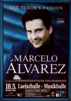 ALVAREZ, MARCELO - 2004 - In Concert - Tenors...Tour - Poster - Hamburg