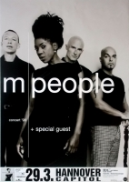 M PEOPLE - 1998- Plakat - Live In Concert - Fresco Tour - Poster - Hannover