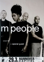 M PEOPLE - 1998- Konzertplakat - Concert - Fresco - Tourposter - Hannover