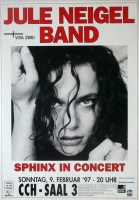 JULE NEIGEL BAND - 1997 - Plakat - In Concert - Sphinx Tour - Poster - Hamburg