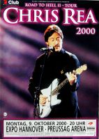 REA, CHRIS - 2000 - Plakat - In Concert - Road to Hell Tour - Poster - Hannover