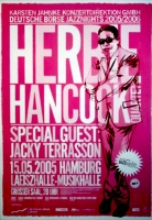 HANCOCK, HERBIE - 2005 - Konzertplakat - Terrasson - Tourposter - Hamburg