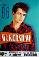 KERSHAW, NICK - 1986 - Plakat - Radio Musicola - Tourposter - Dsseldorf