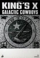 KINGS X - 1998 - Tourplakat - In Concert - Galactic Cowboys - Tourposter