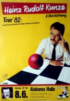 KUNZE, HEINZ RUDOLF - 1982 - Konzertplakat - Form.. - Tourposter - Mnchen
