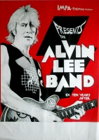 LEE, ALVIN - TEN YEARS AFTER - 1982 - Tourplakat - RX5 - Hang On - Tourposter