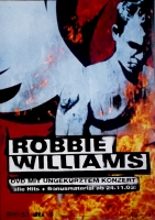 WILLIAMS, ROBBIE - 2003 - Promoplakat - Live DVD - Poster