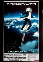MAGNUM - 1990 - Plakat - In Concert - Goodnight LA - Tourposter - Dortmund