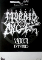 MORBID ANGEL - 1998 - Vader - Live In Concert - European Tour - Poster