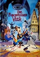 FURCHTLOSEN VIER - 1997 - Filmplakat - Bremer Stadtmusikanten - Poster