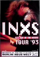 INXS - 1993 - Plakat - In Concert - Get Out Of Tour - Poster - Berlin
