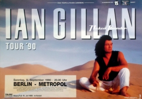 GILLAN, IAN - DEEP PURPLE - 1990 - In Concet - Naked Tour - Poster - Berlin