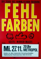 FEHLFARBEN - 1991 - Konzertplakat - Himmlischen Friedens - Poster - Berlin