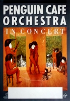 PENGUIN CAFE ORCHESTRA - 1987 - Live In Concert - Signs Of Life Tour - Poster