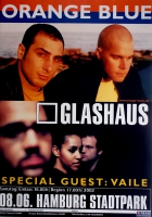 ORANGE BLUE - 2002 - Plakat - Concert - Glashaus - Tourposter - Hamburg