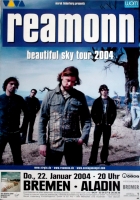 REAMONN - 2004 - Live In Concert - Beautiful Sky Tour - Poster - Bremen