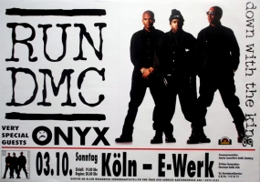 RUN DMC - 1993 - Plakat - In Concert - Down with the King Tour - Poster - Kln