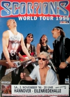 SCORPIONS - 1996 - In Concert - Pure Instinct Tour - Poster - Hannover - A